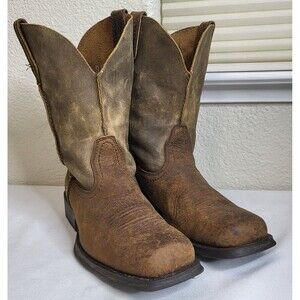 Ariat Boots Men’s Size 9D Rambler Earth Brown Bomber 10002317 Western Cowboy